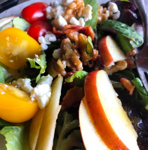 salad bacon