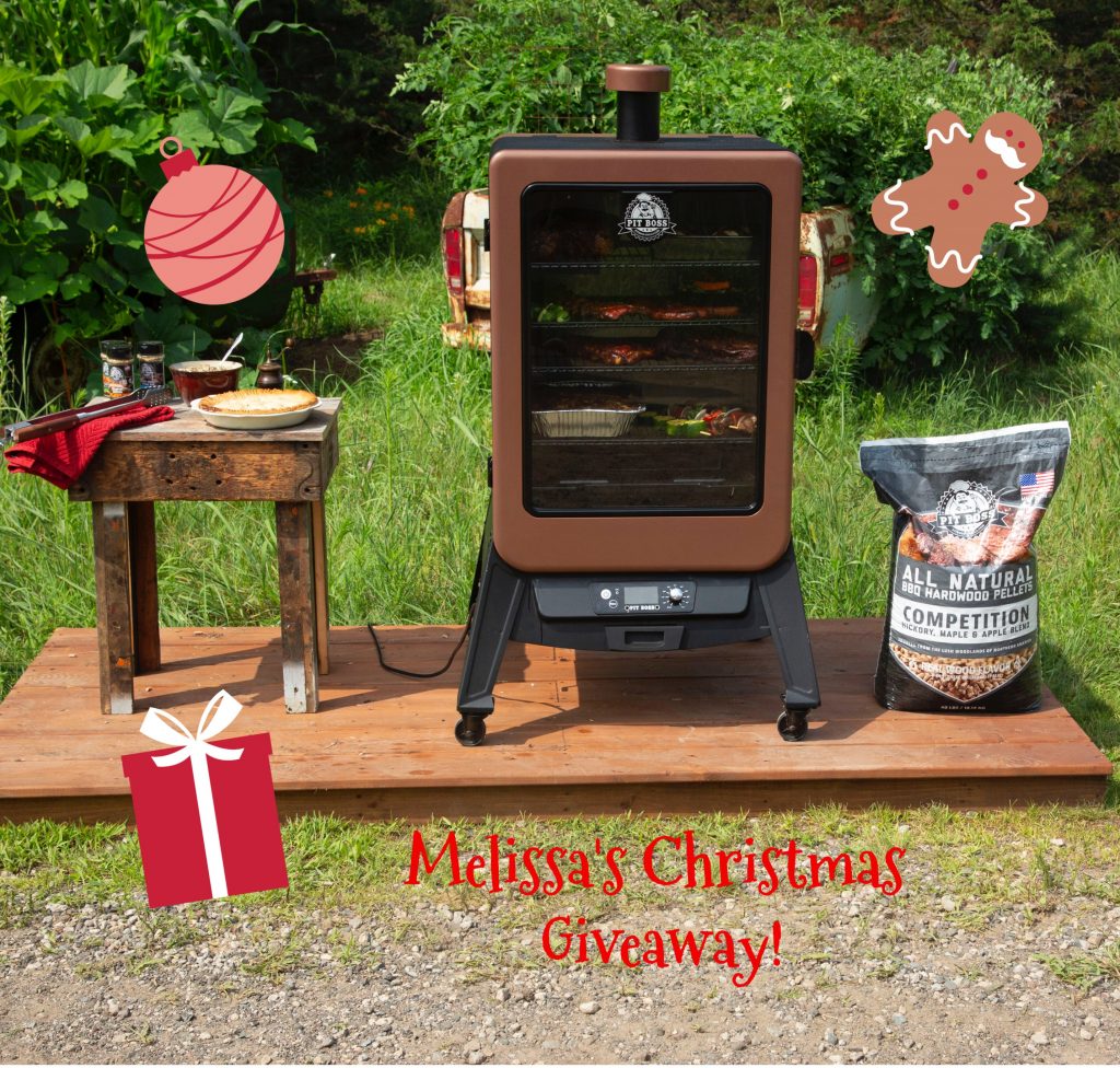 online contests, sweepstakes and giveaways - Melissa's and Pit Boss Grills' Christmas Giveaway! - Melissa Cookston