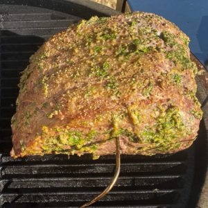 rib roast on grill