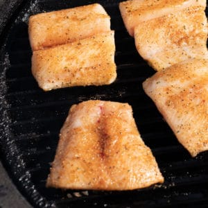 grilled cod