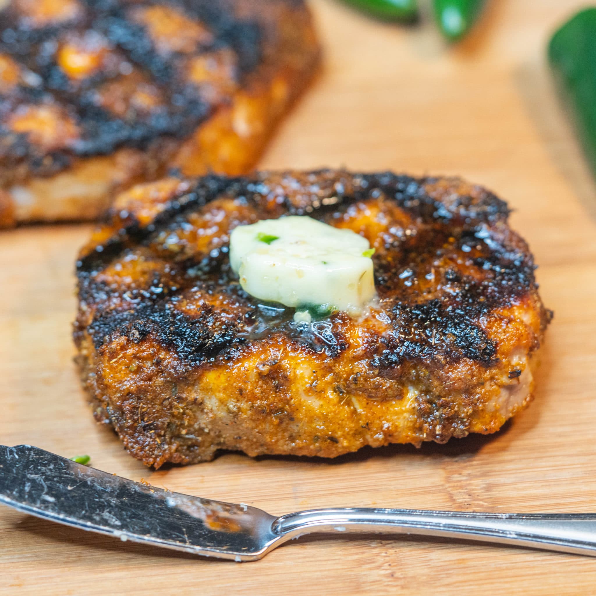 Lightly Sweet And Savory Pork Chops Done In The Ninja Foodi Cooking A