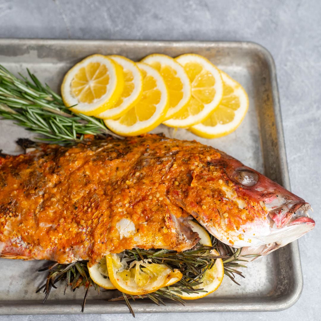 Piri Piri Grilled Snapper - Melissa Cookston