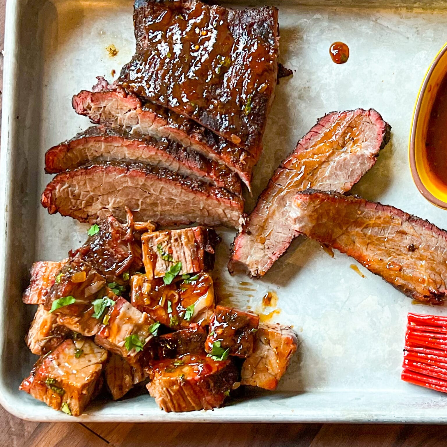 Gochujang Glazed Brisket Burnt Ends and Slices Melissa Cookston